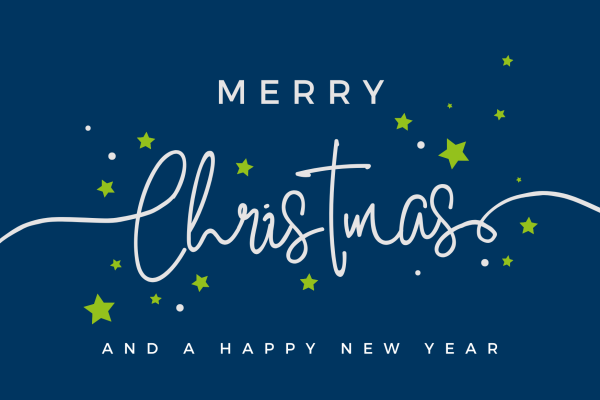 Blau Modern Alles Weihnachtskarte